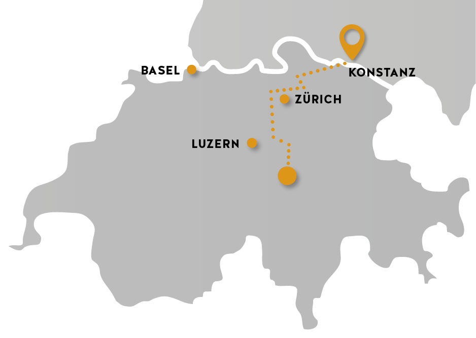 Shopping in Konstanz Karte